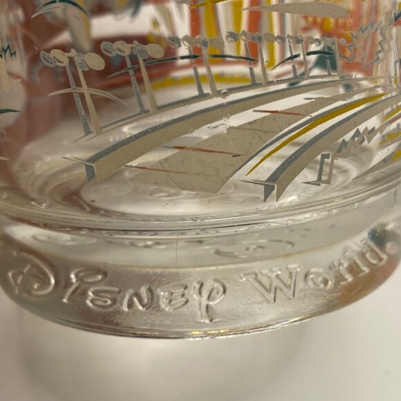 Walt Disney World 25th Anniversary Glass Donald Duck Castle 1996 Promo Cup - Picture 7 of 10